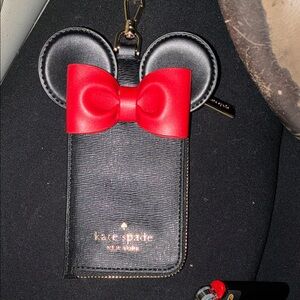 Kate Spade Black and Red Bow Phone Case